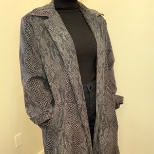 Northern Reflections snake print jacket